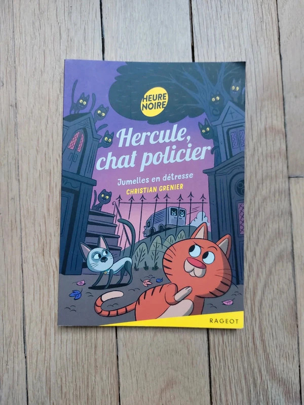 Livre Hercule, chat policier - Jumelles en détresse  Livre à partir de 8 ans 1