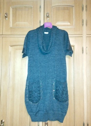 Vestido de punto con bolsillos grandes, marca: Boutique Italiana, estado: Muy bueno, tamaño: M / 38 / 10, 15,00 €, 16,45 € Protección al comprador incluida