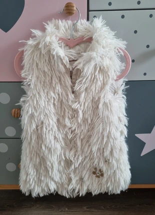 Gilet moumoute sans manches fille 4 ans, marque: Orchestra, état: Très bon état, taille: 4 ans / 104 cm, 3,00 €, 3,85 € Protection acheteurs incluse