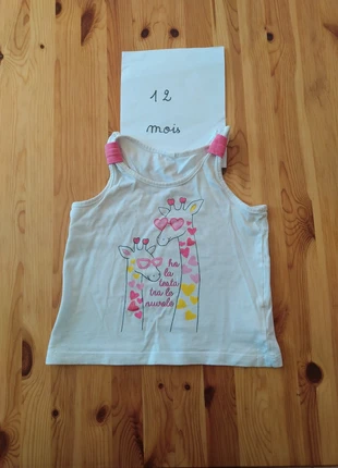 Débardeur 12 mois , condition: Very good, size: 9-12 months / 74 cm, €1.00, €1.75 includes Buyer Protection