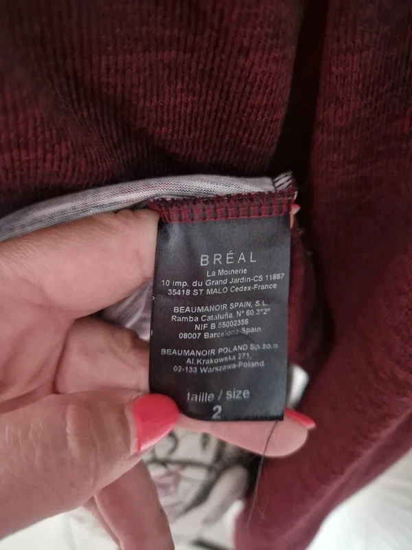 Joli pull effet gilet BREAL taille 38 - photo numéro 6
