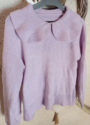 Pull violet parme col claudine taille 38 m, staat: Goed, maat: M / 38 / 10, € 7,00, € 8,05 inclusief Kopersbescherming