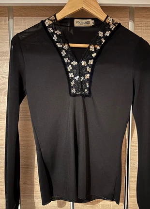 Black top with sparkles, brand: Fórmula Joven, condition: Very good, size: S / UK 8-10, £5.00, £5.95 includes Buyer Protection