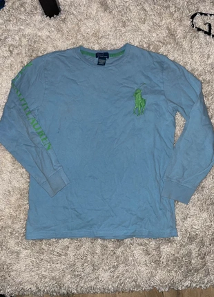 T-shirt manches longues Ralph Lauren • Bleu / Vert • Taille S • Unisexe, marque: Ralph Lauren, état: Très bon état, taille: S, 19,90 €, 21,60 € Protection acheteurs (Pro) incluse