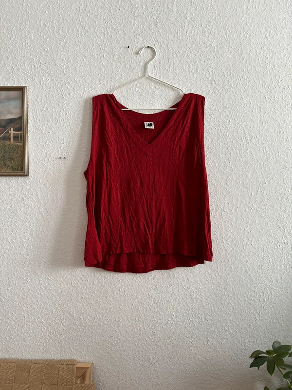 Yoga Top Shirt in rot 1