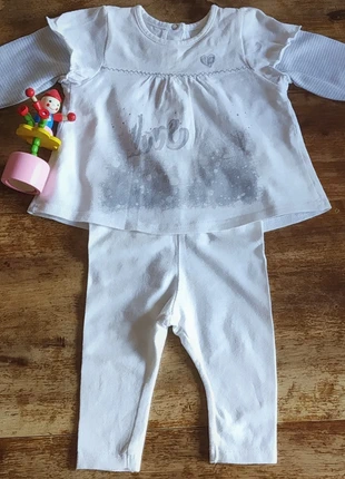 🌺🌺Très bel Ensemble Robe avec son Legging🌺🌺, marca: 3 Pommes, estado: Muy bueno, tamaño: 1-3 meses / 56 cm, 2,50 €, 3,33 € Protección al comprador incluida