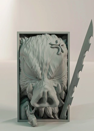 Booknook Inosuke Demon Slayer, marque: Onikatanaa, état: Très bon état, 23,00 €, 24,85 € Protection acheteurs incluse