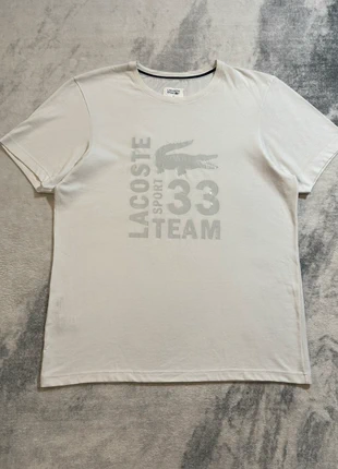 T-shirt Lacoste Sport Team 33 vintage blanc cassé (XL), marque: Lacoste, état: Très bon état, taille: XL, 34,99 €, 37,44 € Protection acheteurs (Pro) incluse