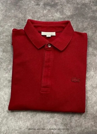 Polo Lacoste Rouge Bordeaux pour Homme coupe Regular fit Taille S, brand: Lacoste, condizioni: Ottime, taglia: S, €25.00, €26.95 include la Protezione acquisti