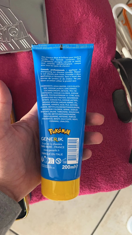Coffret Pokémon Shampoing + brosse