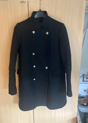 Zara zwarte woljas, marque: Zara, état: Satisfaisant, taille: S / 36 / 8, 5,00 €, 5,95 € Protection acheteurs incluse