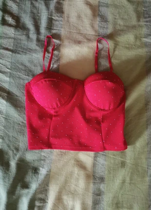 Top rosso s/m, brand: Piazza Italia, condizioni: Nuovo senza cartellino, taglia: Altro, €5.00, €5.95 include la Protezione acquisti