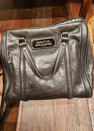 Bolso Bimba Y Lola negro piel