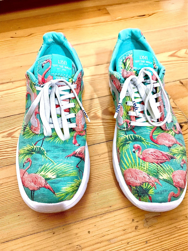 Vans cheap flamingo sneakers