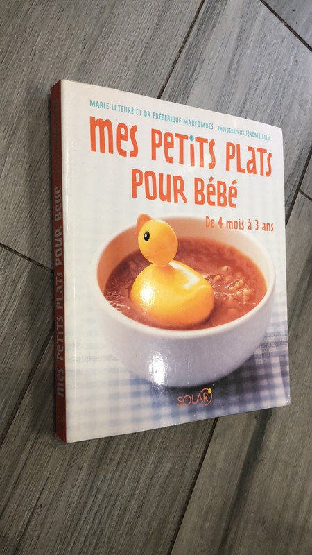 Livre Solar Mes Petits Plats Pour Bebe Vinted