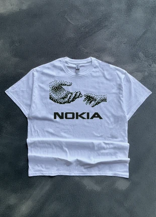 T-shirt vintage graphic tee boxy nokia main, brand: Graphic Tee, condition: Very good, size: XL, €9.99, €11.19 includes Buyer Protection Pro