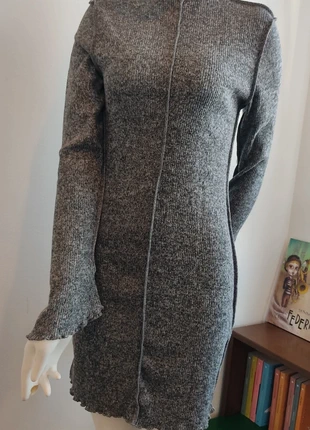 Abito corto invernale grigio maniche lunghe, brand: Shein, condizioni: Ottime, taglia: L / IT 44 / EU 40, €15.00, €16.45 include la Protezione acquisti