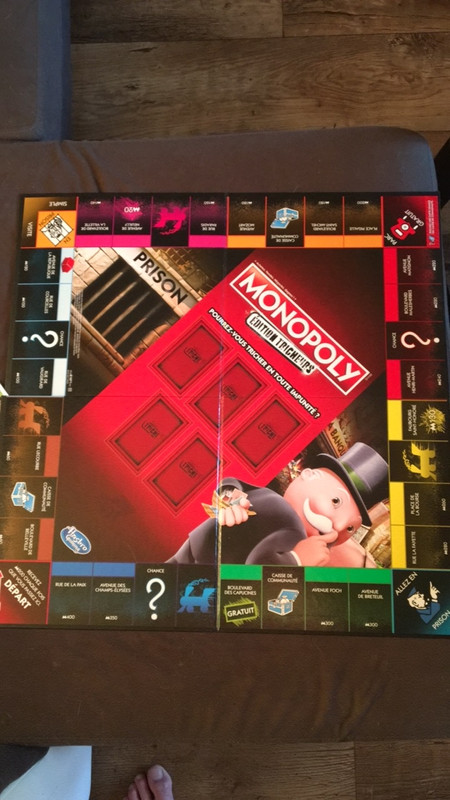 Carte Place de la bourse monopoly édition tricheurs hasbro gaming