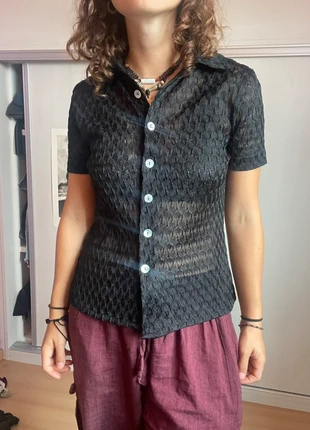 Doorzichtig blousje, marca: Vintage, estado: Muy bueno, tamaño: S / 36 / 8, 2,50 €, 3,33 € Protección al comprador incluida