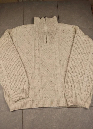 Pull sweat knitwear half zip hiver winter wool laine taille XL, marke: Vintage Dressing, zustand: Gut, größe: XL, 20,00 €, 21,70 € beinhaltet Vinted-Käuferschutz Pro