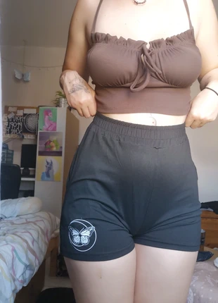 Short noir corean style, marque: Aesthetic, état: Très bon état, taille: S / 36 / 8, 2,00 €, 2,80 € Protection acheteurs incluse