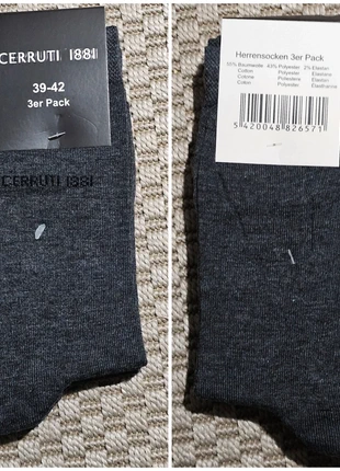 6 paires chaussettes T.39/42 gris, marque: Cerruti 1881, état: Neuf avec étiquette, taille: S | 38–42, 9,99 €, 11,19 € Protection acheteurs incluse