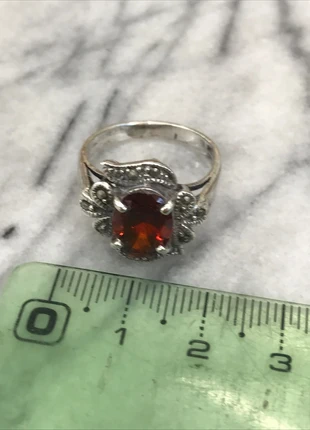 Bague vintage argent pierre semi-précieuse, marke: sans marque, zustand: Sehr gut, größe: 55.6 mm / 17.7 mm Ø, 13,00 €, 14,35 € inklusive Vinted-Käuferschutz