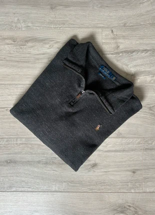 Pull demi zippé / half zip / quart zip Ralph Lauren habillé homme taille L noir, marca: Ralph Lauren, estado: Muy bueno, tamaño: L, 60,00 €, 63,70 € Protección al comprador incluida
