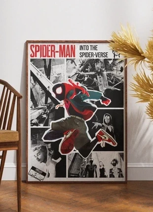 Spider-Verse Miles - Affiche Dynamique Style BD Comics, brand: Spiderman, condition: New with tags, €9.90, €11.10 includes Buyer Protection