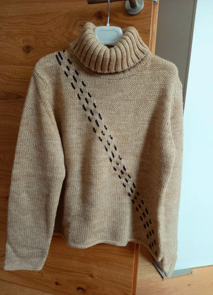 Hellbrauner Rollkragenpulli, marque: Mexx, état: Neuf sans étiquette, taille: XL / 42 / 14, 10,00 €, 11,20 € Protection acheteurs incluse