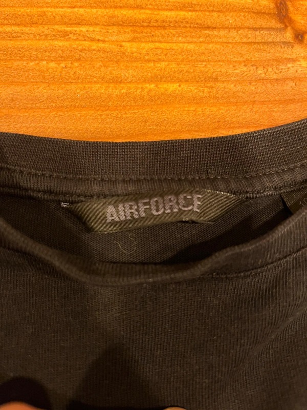 Zwart airforce shirt 2