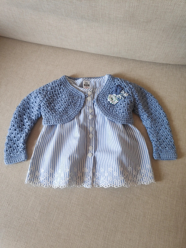 Lote chaqueta y blusa Zara Talla 6-9 meses 1