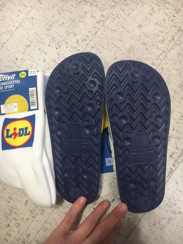 Chaussettes claquettes lidl hotsell