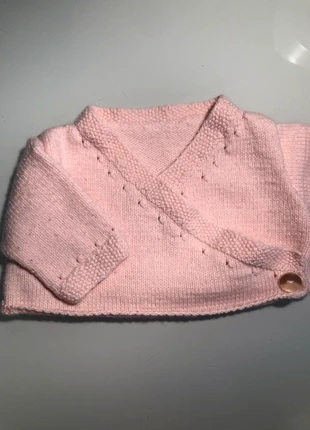 Boléro laine, merk: Fait Main, staat: Heel goed, maat: 1-3 maanden / 56 cm, € 3,00, € 3,85 inclusief Kopersbescherming