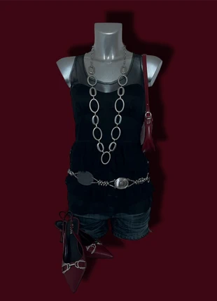 Haut y2k froufrou dentelle, marca: Vintage, estado: Muy bueno, tamaño: L / 40 / 12, 10,00 €, 11,20 € Protección al comprador Pro incluida