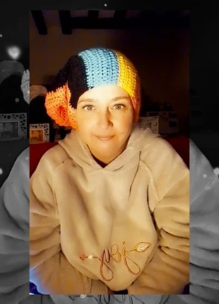 Bonnet arlequin, marke: Fait Main, zustand: Neu, größe: XL, 10,00 €, 11,20 € inklusive Vinted-Käuferschutz