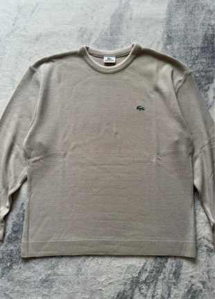 Pull vintage Lacoste Sport 100% coton beige sable (T7 XL/XXL), marque: Lacoste, état: Très bon état, taille: XL, 54,99 €, 58,44 € Protection acheteurs (Pro) incluse