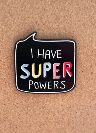 💥 Pin’s Super Powers 💥 Tableau Noir Bulle Colorée BD Pop Héros Neuro Atypique 🎁 Collector Dys Gift, condition: Very good, €5.00, €5.95 includes Buyer Protection Pro