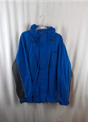 FILA Bleu Veste de ski pour homme col montant à boutons-pression et poche zippée Taille M, marca: FILA, estado: Muy bueno, tamaño: M, 42,00 €, 44,80 € Protección al comprador Pro incluida