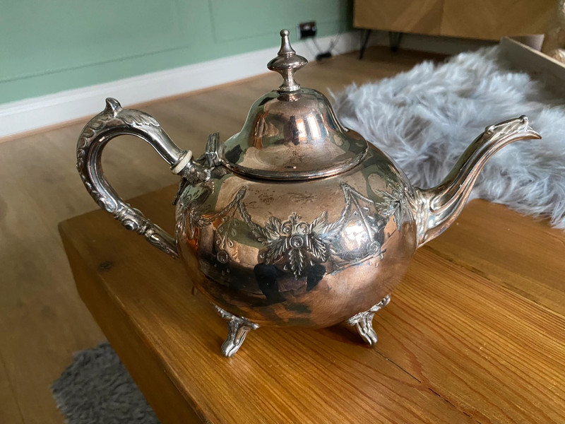 Sterling silver sale teapot