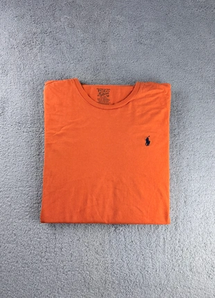 T-shirt Ralph Lauren orange logo bleu taille M, marke: Ralph Lauren, zustand: Sehr gut, größe: M, 15,00 €, 16,45 € inklusive Vinted-Käuferschutz