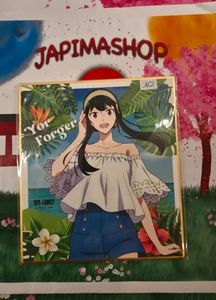 Shikishi Yor Forger Plage Spy X family, brand: Collection, condition: Very good, size: One size, €8.00, €9.10 includes Buyer Protection Pro