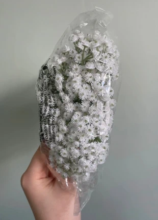 White faux flowers, brand: NO LABEL, condition: New without tags, £3.50, £4.38 includes Buyer Protection