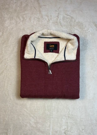 Sweat zippé Lee bordeaux intérieur sherpa lee homme taille L, marke: Lee, zustand: Sehr gut, größe: L, 35,99 €, 38,49 € inklusive Vinted-Käuferschutz