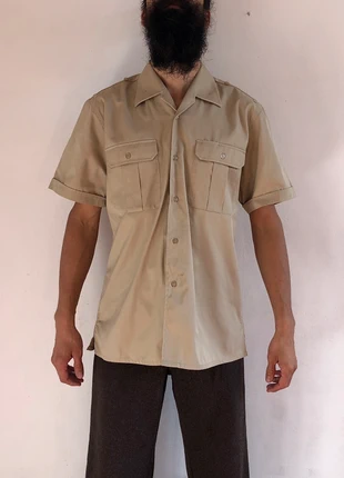 Camisa militar Vintage, marca: Vintage, estado: Muito bom, tamanho: L, €33.00, €35.35 inclui Proteção do Comprador