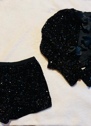 🖤 Ensemble sequins noir - taille S - SHEIN 🖤, brand: Shein, condizioni: Ottime, taglia: S / IT 40 / EU 36, €7.00, €8.05 include la Protezione acquisti