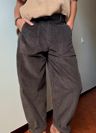 Pantalon barrel velours épais chocolat TU, marque: Intuition, état: Très bon état, taille: Taille unique, 49,00 €, 52,15 € Protection acheteurs incluse
