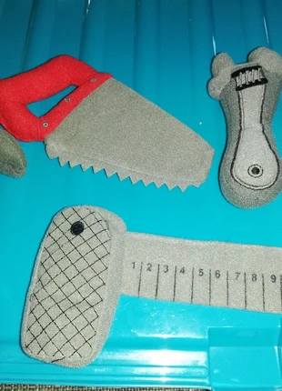 Lot de jouet en mousse outils comme papa, Scie, marteau, clé anglaise, équerre, marque: Inconnu, état: Neuf sans étiquette, taille: 9-12 mois / 74 cm, 3,00 €, 3,85 € Protection acheteurs incluse