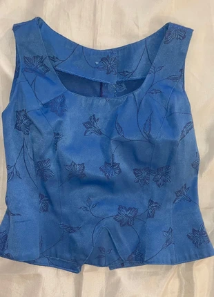 Haut bleu, marke: Vintage Dressing, zustand: Sehr gut, größe: S / 36 / 8, 6,50 €, 7,53 € inklusive Vinted-Käuferschutz