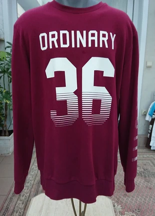 Sweater voor heren. Bordeaux. XL, marque: label ontbreekt, état: Très bon état, taille: XL, 22,50 €, 24,33 € Protection acheteurs incluse